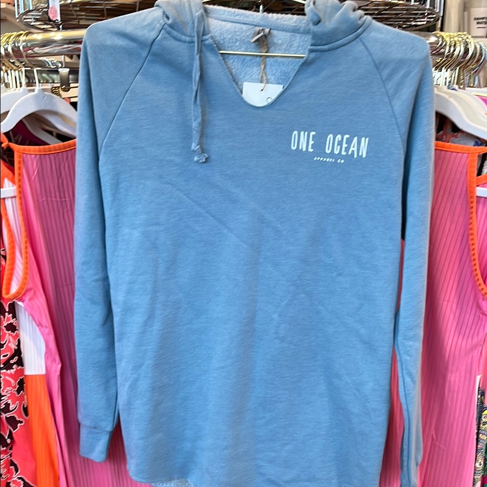One Ocean Blue Hoodie